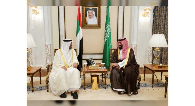 Mohamed bin Zayed, Mohammed bin Salman discuss latest regional challenges