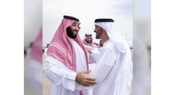 Mohamed bin Zayed departs Jeddah