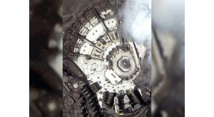 KhalifaSat captures image of Grand Mosque of Makkah during Eid Al Adha