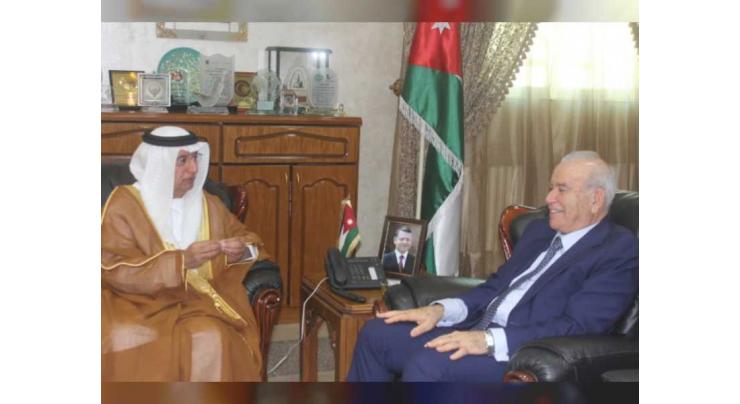 UAE Ambassador to Jordan meets Army Chief, Minister of Education