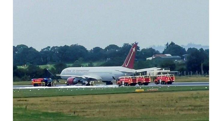Irish airport flights suspended after runway plane fire
