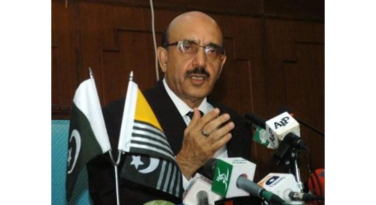 UNSC must act as India can orchestrate Pulwama-like drama to strike Pakistan: AJK President
