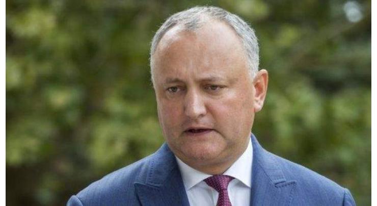 Moldova's Dodon Says Hoping to Hold Talks With Russian President Putin by September 10