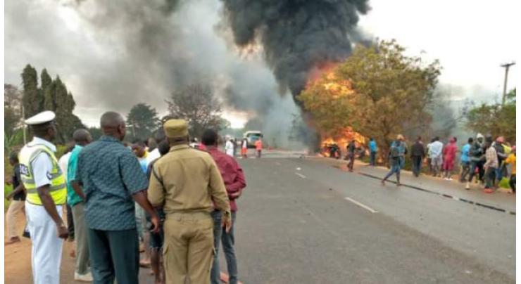 19 killed in Uganda fuel truck blast: police
