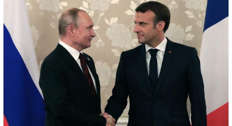 Macron Says Plans to Discuss With Putin Situation in Syria