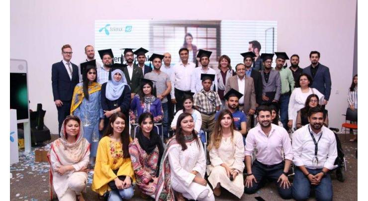 Telenor Pakistan's 6th batch graduates under its 'Open Mind Pakistan' program
