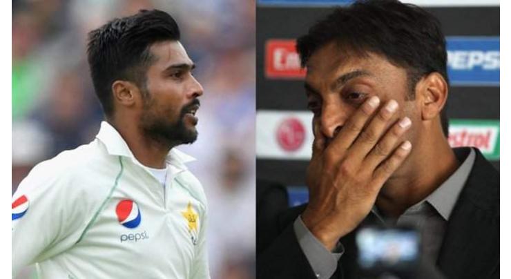 Shoaib Akhtar wants Amir to reconsider his retirement from Tests
