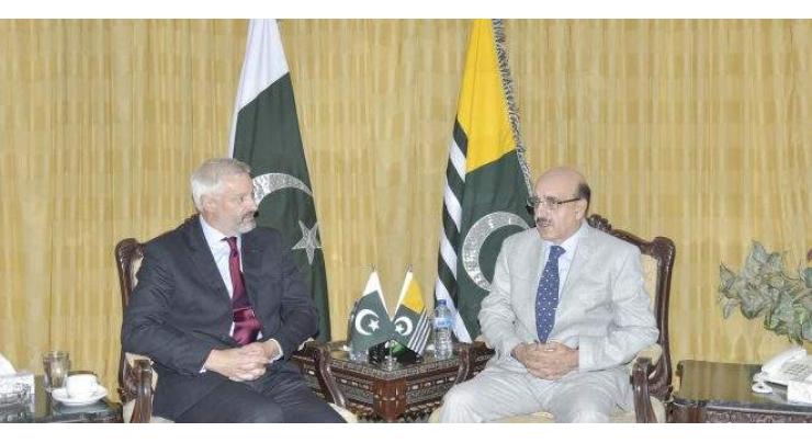 AJK President explores collaborations of AJK universities with international academic institutions
