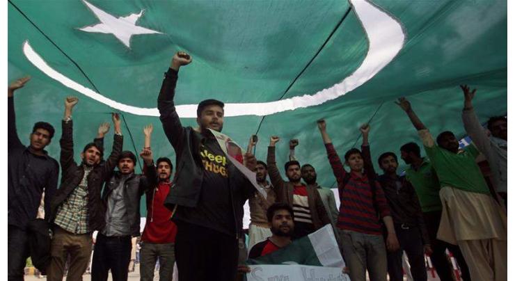 Pakistan is determined save Kashmir's right of freedom
