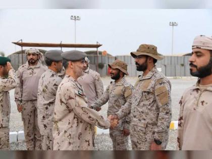 كبار قادة القوات المسلحة يهنئون قواتنا العاملة في اليمن و المتواجدة بالسعودية بعيد الأضحى المبارك 
