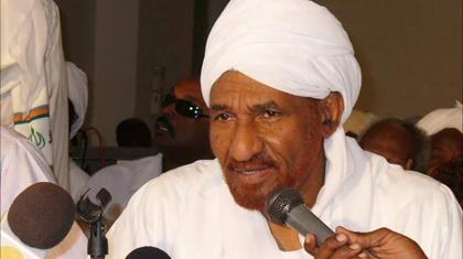 رئیس وزراء حکومة السودان الانتقالیة عبداللہ حمدوک یلتقي رئیس حزب الأمة