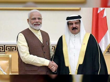ملك البحرين ورئيس الوزراء الهندي يبحثان تطورات الأحداث الإقليمية والدولية