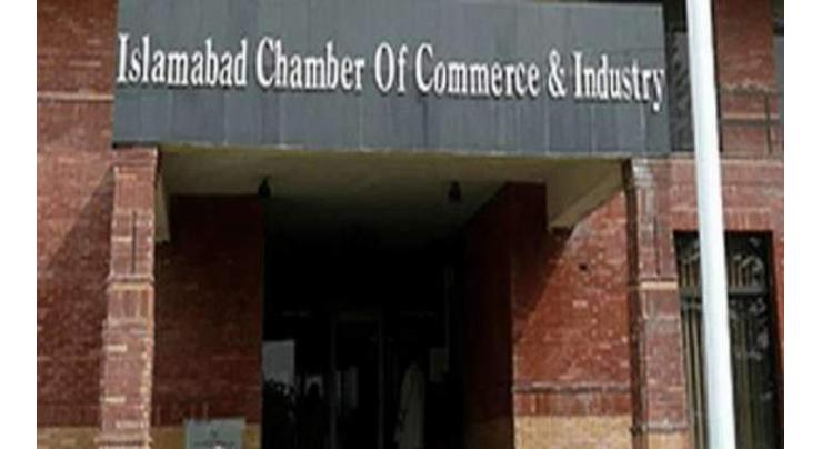 Islamabad Chamber of Commerce & Industry for reducing interest rate to single digit for reviving business activities