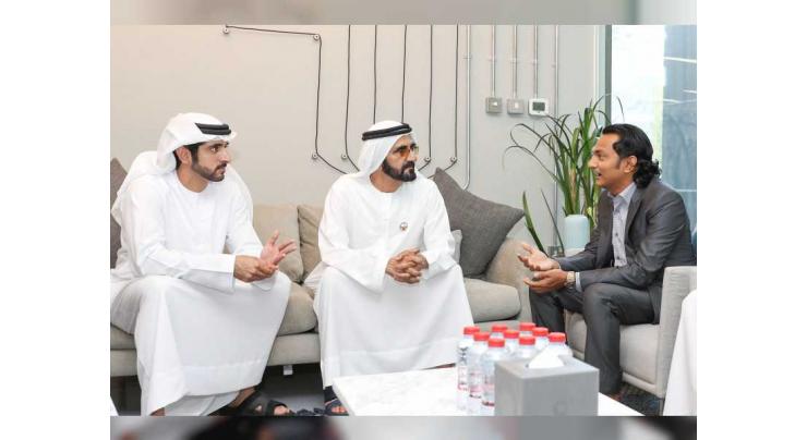 Mohammed bin Rashid meets founder of company sold for AED3.3 bn