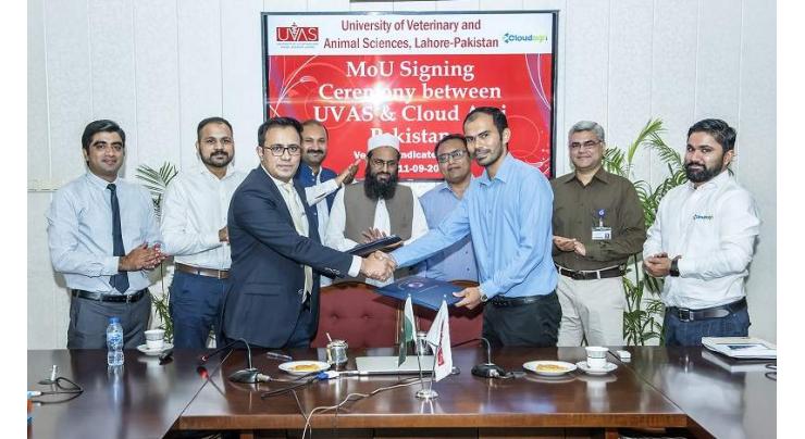 UVAS inkMoU with Cloud Agri Pakistan to collaborate on research in dairy animal monitoring through sensor technologies