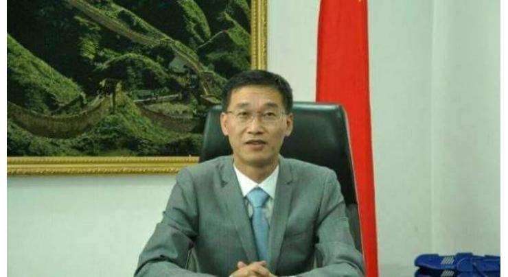 Chinese envoy assures timely completion of CPEC projects in KP, visits KPBOIT
