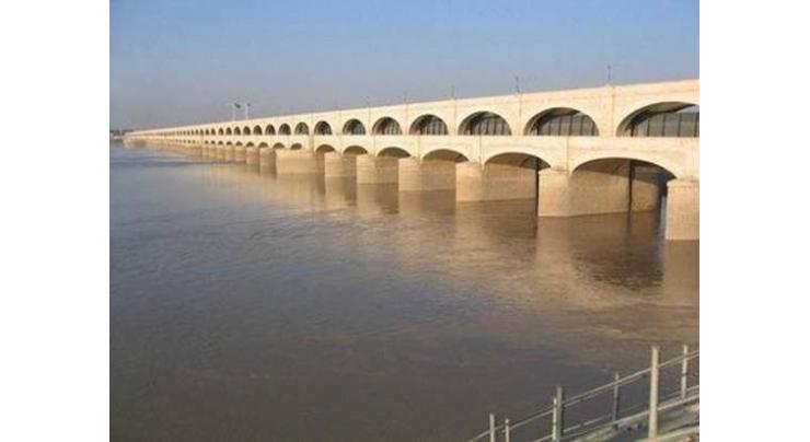 The Indus River System Authority (IRSA) releases 243,100 cusecs water
