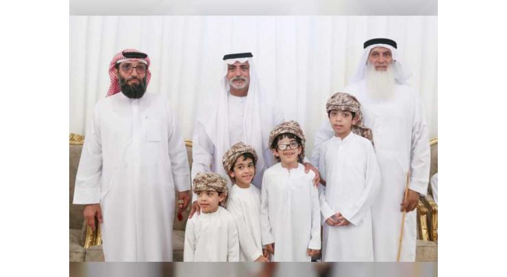 Nahyan bin Mubarak offers condolences to families of martyrs Saeed Al Mansouri, Nasser Al Kaabi