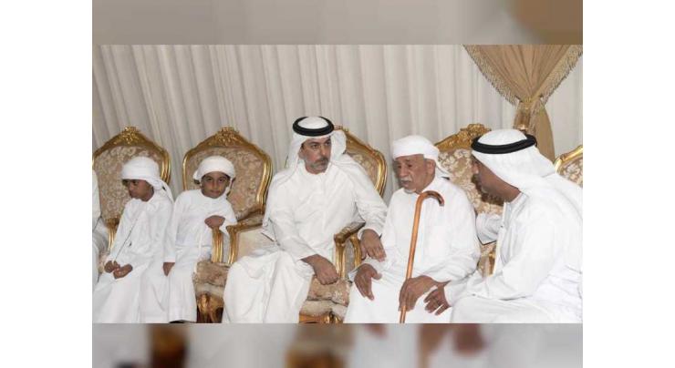 Omar bin Zayed offers condolences to family of martyr Ali Al Dhanhani