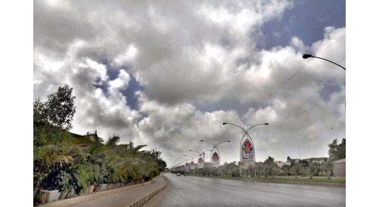 Partly cloudy weather forecast for Karachi
