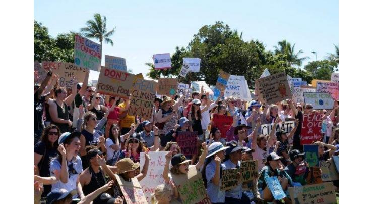 Schoolchildren throng streets in vast global climate strike

