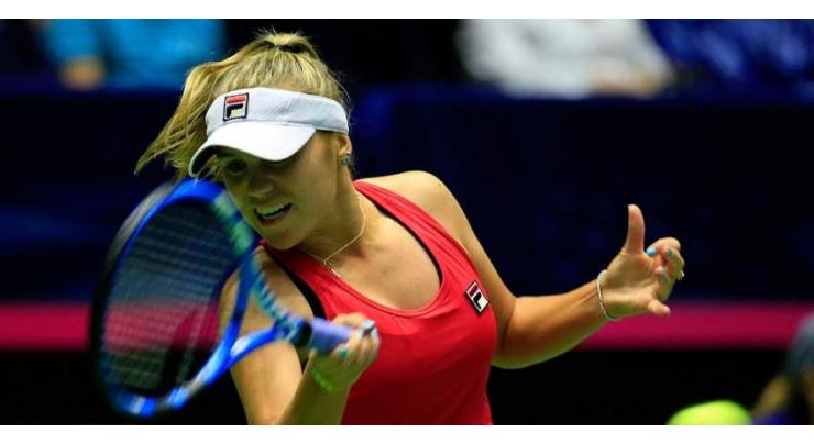 US rising star Kenin wins third WTA tennis title
