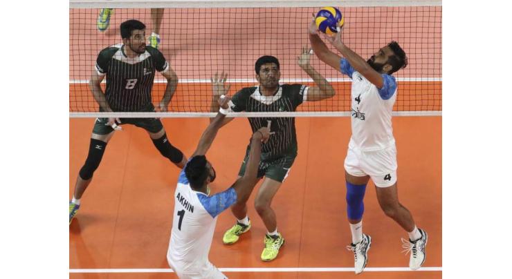Pakistan beat India in Asian Senior Men's Volleyball Championship

