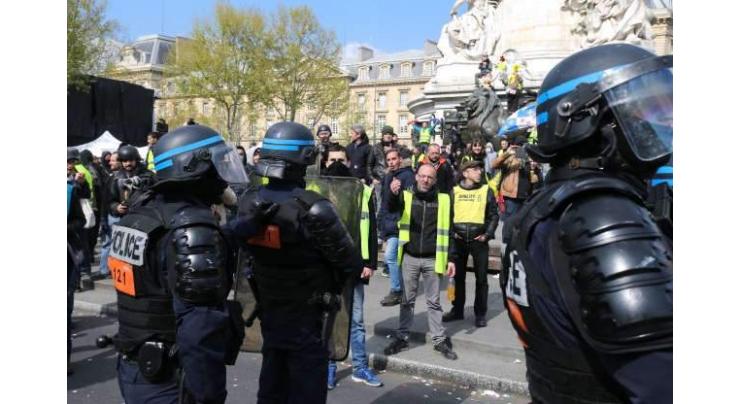Police Detain 123 Protesters at Yellow Vest Rally in Paris