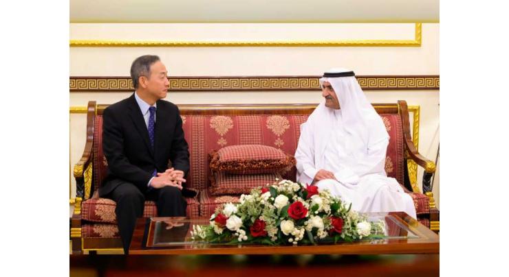 Fujairah Ruler receives Ambassadors of South Korea, Thailand