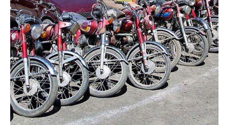 The Excise & Taxation Department register 90,000 motorcycles during current year

