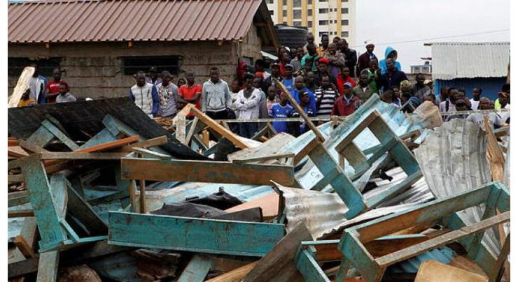 Seven children killed, scores hurt in Kenya school collapse
