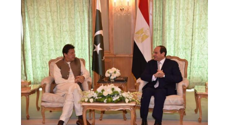 Prime Minister Imran Khan holds bilateral meeting with Egyptian president

