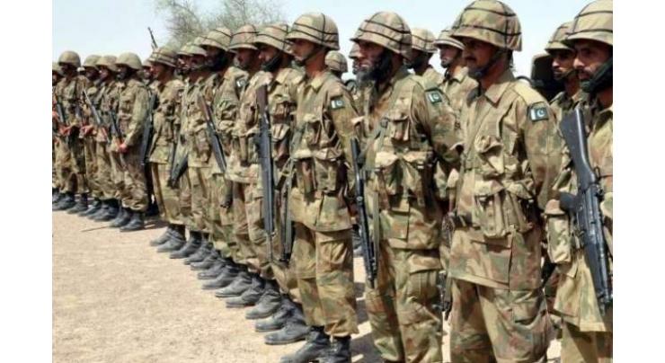 Recruitment as soldier in Pakistan Army to start from Oct. 15
