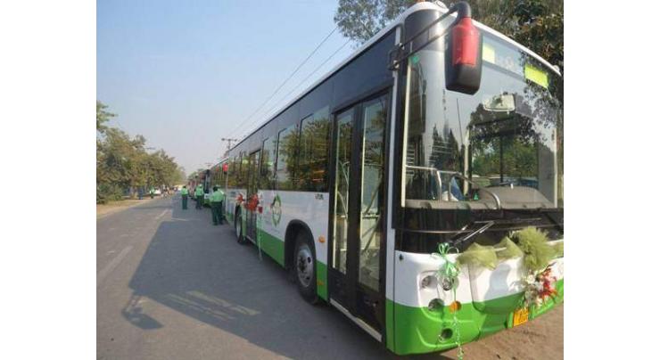 3 routes of Lahore Transport Company bus service being suspended temporarily
