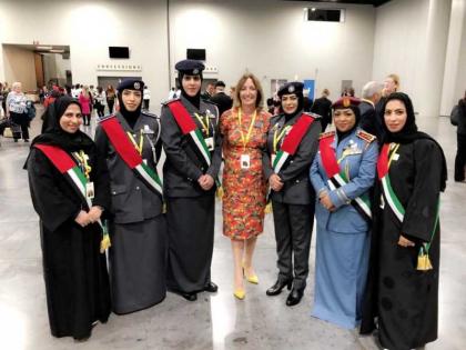 شرطة أبوظبي تشارك في المؤتمر العالمي للشرطة النسائية في أمريكا