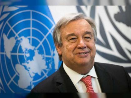 الأمين العام للأمم المتحدة يستقبل عبدالله بن زايد في نيويورك