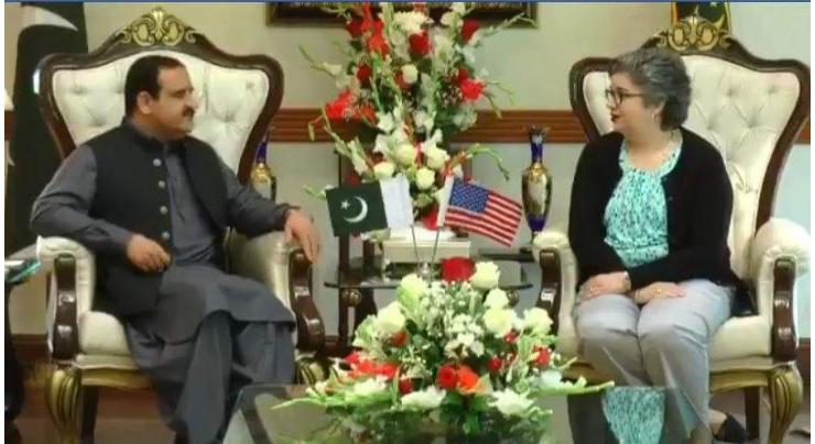 US consul general discusses matters of mutual interest with Punjab Chief Minister 
