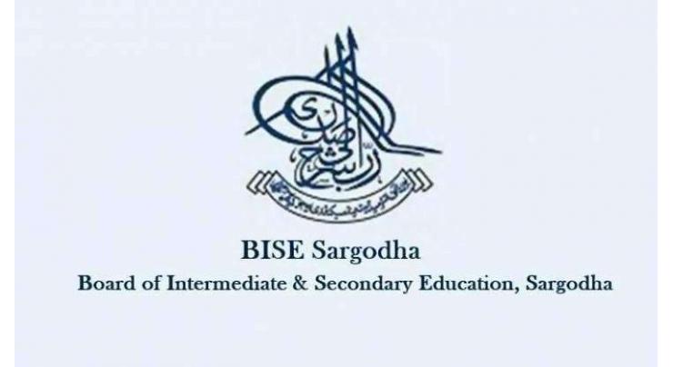 BISE Sargodha Announces HSSC Part 1, Intermediate Part 1 Result