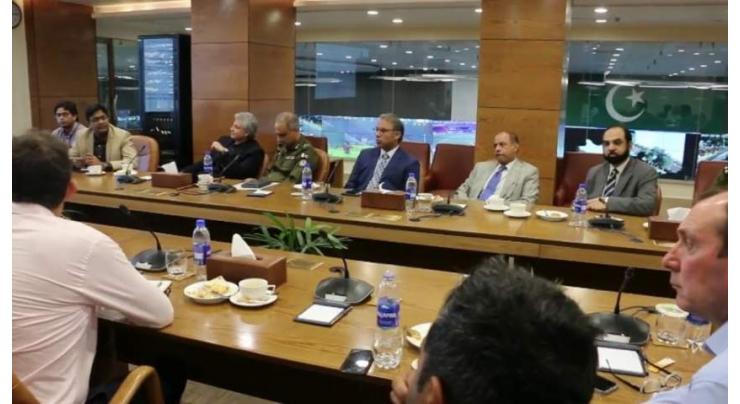 England, Ireland cricket officials visit Punjab Safe Cities Authority 
