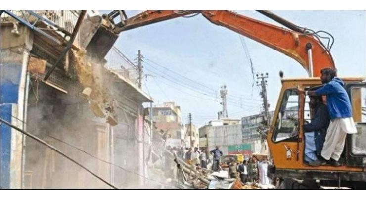 Metropolitan Corporation Lahore demolishes illegal structures in city
