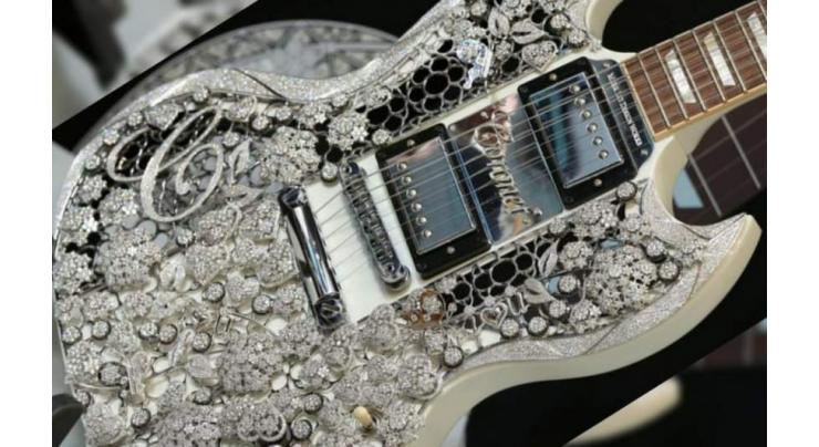 World’s most expensive guitar on display at Jewellery Show in Abu Dhabi