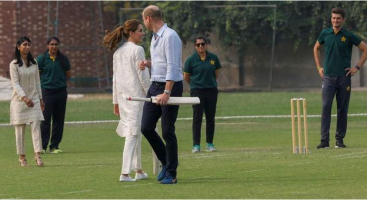 Prince William, his wife Kate visit National Cricket Academy