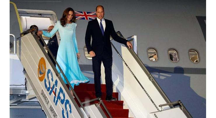Prince William, Kate Middleton leave for Islamabad
