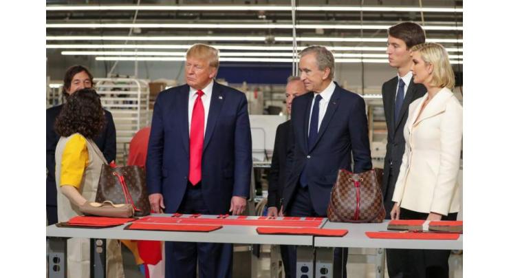 Donald Trump inaugurates new Louis Vuitton US site