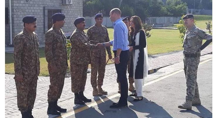 Royal Couple visits Pak Army Canine Centre in Islamabad