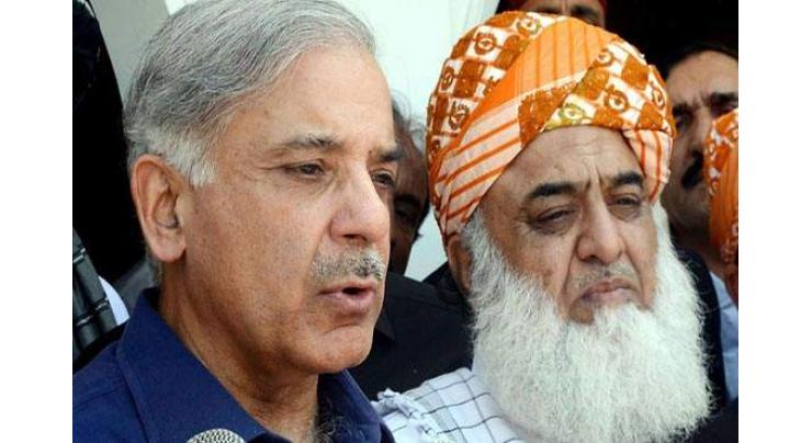 Fazlur Rehman, Shehbaz Sharif deliberate on Azadi March plan