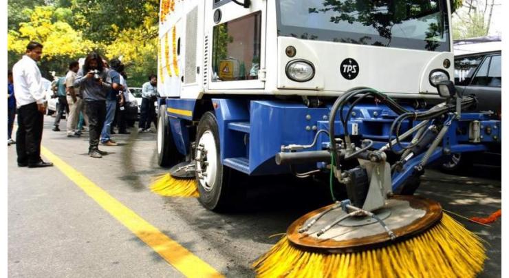 Cleanliness drive through mechanical sweeping
