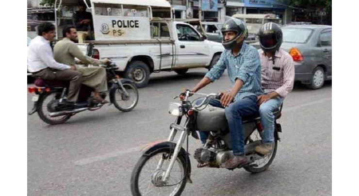 Pillion riding banned in Sukkur on Chehlumof Hazrat Imam Hussain (RA)
