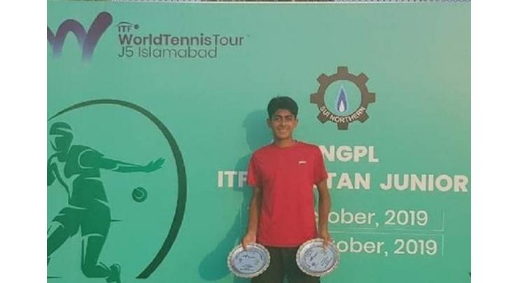 Huzaifa claims ITA Pakistan Junior Tennis Championships title
