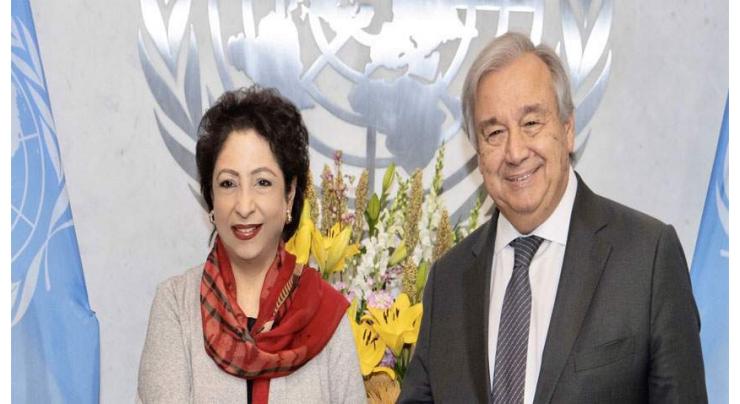 Maleeha Lodhi pays a farewell call on UN Secretary General